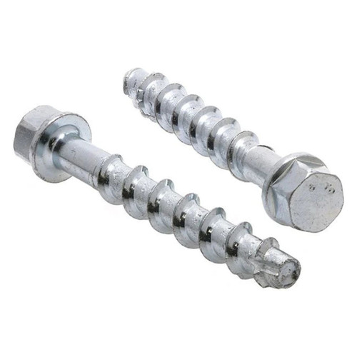 10 x 75mm SBH-Z Concrete Screw Bolt Hex Hd Z/P - 25 Pack BF-6105