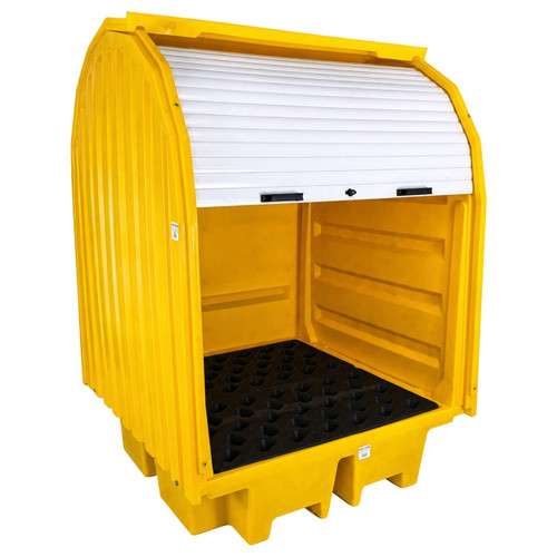 Spillfixr 410L Hard Cover 4 Drum Spill Pallet SF-0028