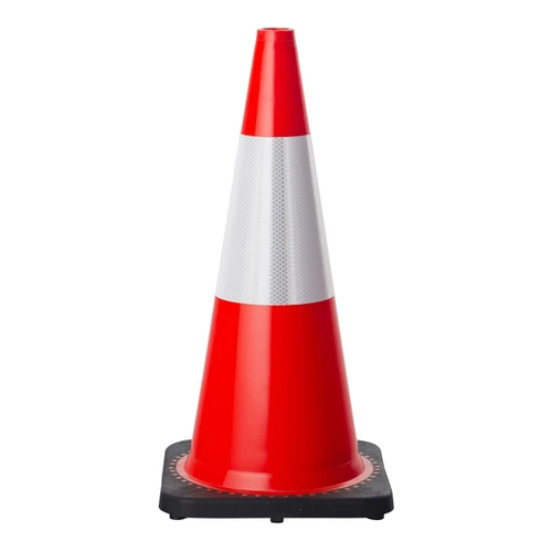 700mm Orange Traffic Cone with Reflective Tape - 2.7kg 60207