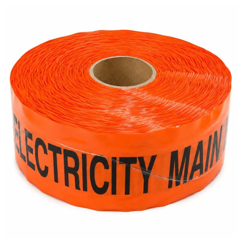 Mains Marker Detectable Tapes - Electricity - 100mm x 250m 10851