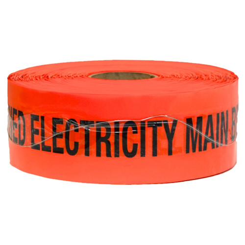 Mains Marker Detectable Tapes - Electricity - 100mm x 250m 10851