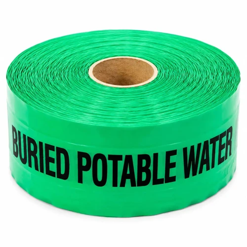 Mains Marker Detectable Tapes - Drinking Water - 100mm x 250m 10854