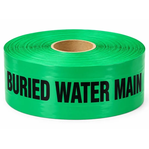 Mains Marker Detectable Tapes - Burried Water - 100mm x 250m 10857