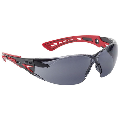 Bolle Rush+ Platinum Smoke Lens Safety Glasses Bolle Rush+ Platinum Smoke Lens Safety Glasses