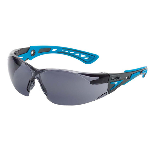 Bolle Rush Plus Platinum Smoke Lens Small Safety Glasses Bolle Rush Plus Platinum Smoke Lens Small Safety Glasses