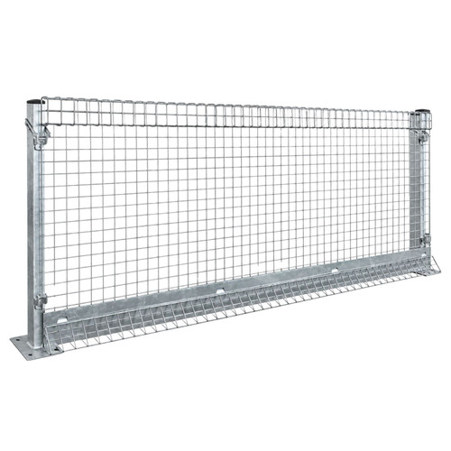 Construktor 1m x 2.4m Edge Protection Panel with Galvanized Safety Kickplate BF-6101