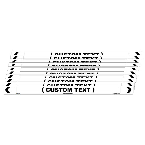 (Customised) Comms Pipe Marker - 475 x 31mm - Pk 10 (Customised) Comms Pipe Marker - 475 x 31mm - Pk 10