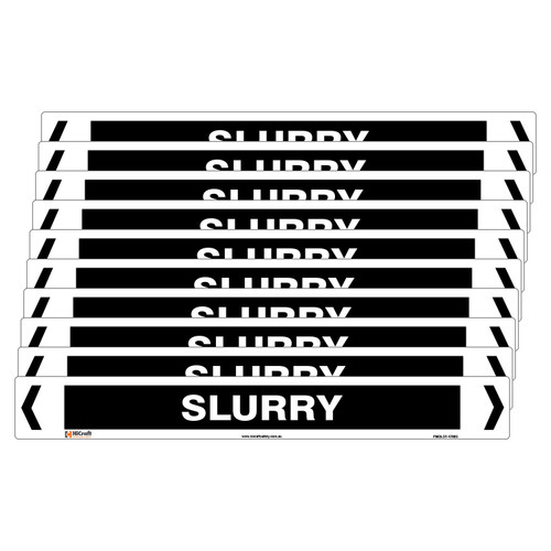 Slurry Pipe Marker - 475 x 60mm - Pack of 10 Slurry Pipe Marker - 475 x 60mm - Pack of 10