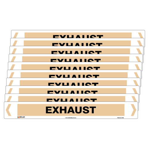 Exhaust Pipe Marker - 475 x 60mm - Pack of 10 Exhaust Pipe Marker - 475 x 60mm - Pack of 10
