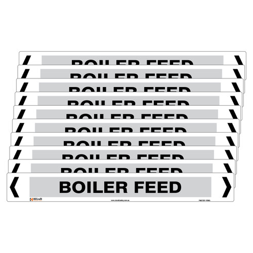 Boiler Feed Pipe Marker - 475 x 60mm - Pk 10 Boiler Feed Pipe Marker - 475 x 60mm - Pk 10