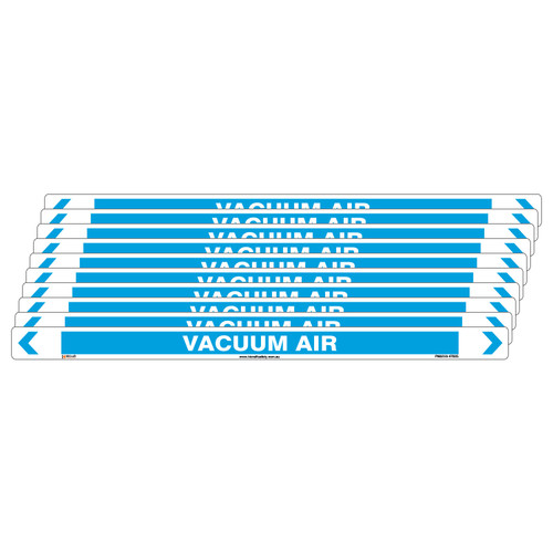 Vacuum Air Pipe Marker - 475 x 31mm - Pack of 10 Vacuum Air Pipe Marker - 475 x 31mm - Pack of 10