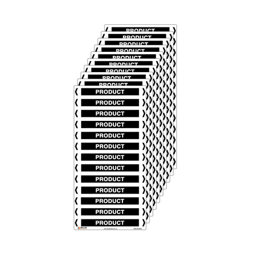 Product Pipe Marker - 200 x 100mm - Pack of 10 Product Pipe Marker - 200 x 100mm - Pack of 10