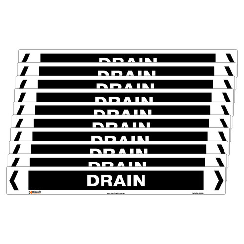 Drain Pipe Marker - 475 x 60mm - Pk 10 Drain Pipe Marker - 475 x 60mm - Pk 10