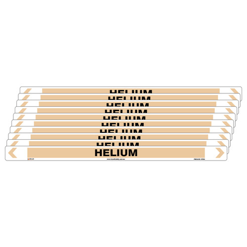 Helium Pipe Marker - 475 x 31mm - Pk 10 Helium Pipe Marker - 475 x 31mm - Pk 10
