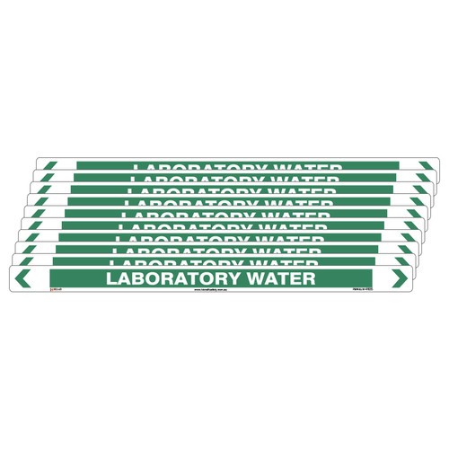 Laboratory Water Pipe Marker - 475 x 31mm - Pk 10 Laboratory Water Pipe Marker - 475 x 31mm - Pk 10
