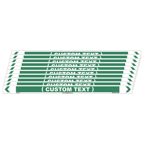 (Customised) Water Pipe Marker - 475 x 31mm - Pack of 10 (Customised) Water Pipe Marker - 475 x 31mm - Pack of 10