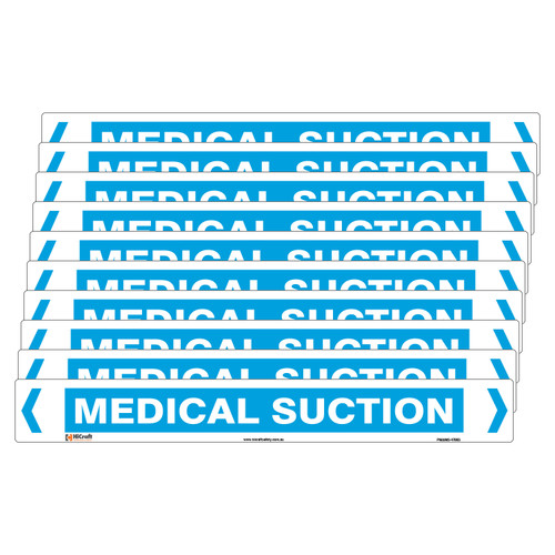 Medical Suction Pipe Marker - 475 x 60mm - Pack of 10 