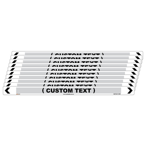 (Customised) Steam Pipe Marker - 475 x 31mm - Pk 10 (Customised) Steam Pipe Marker - 475 x 31mm - Pk 10