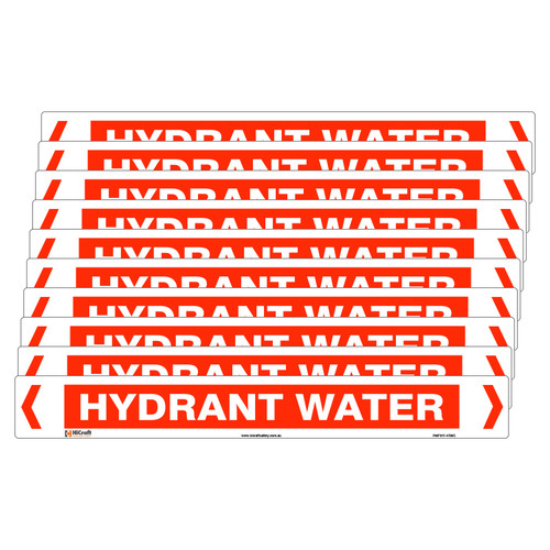 Hydrant Water Pipe Marker - 475 x 60mm - Pk 10 Hydrant Water Pipe Marker - 475 x 60mm - Pk 10