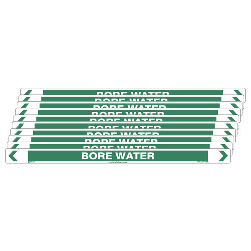 Bore Water Pipe Marker - 475 x 31mm - Pack of 10 Bore Water Pipe Marker - 475 x 31mm - Pack of 10