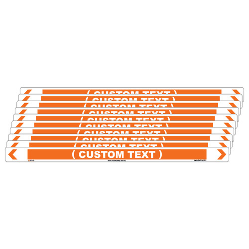 (Customised) Electrical Pipe Marker - 475 x 31mm - Pk 10 (Customised) Electrical Pipe Marker - 475 x 31mm - Pk 10