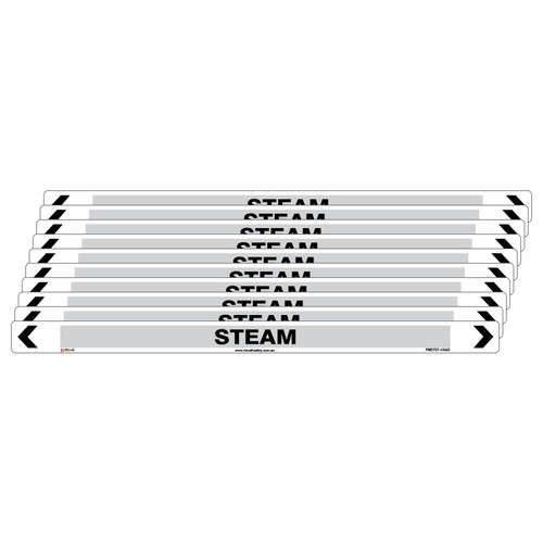 Steam Pipe Marker - 475 x 31mm - Pack of 10 Steam Pipe Marker - 475 x 31mm - Pack of 10