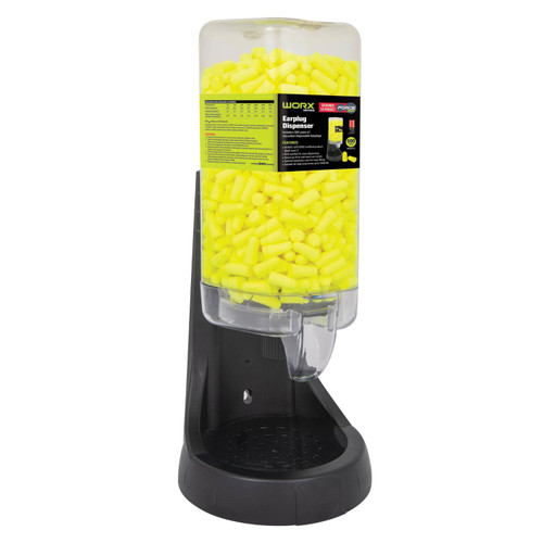 Bullet Shaped Uncorded Disposable Earplugs with Dispenser - 500 Pairs Bullet Shaped Uncorded Disposable Earplugs with Dispenser - 500 Pairs