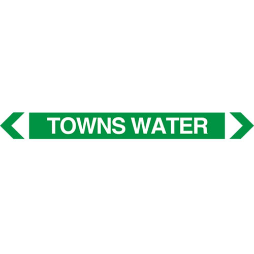 Towns Water Pipe Marker - 475 x 31mm - Pk 10 Towns Water Pipe Marker - 475 x 31mm - Pk 10