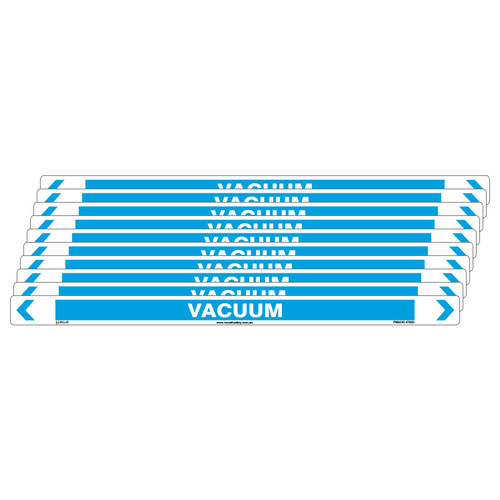 Vacuum Pipe Marker - 475 x 31mm - Pk 10 Vacuum Pipe Marker - 475 x 31mm - Pk 10