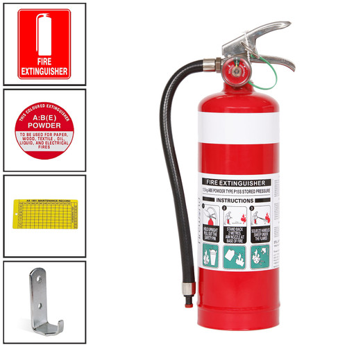 1.5kg ABE Fire Extinguisher - Complete Kit with Signs 1.5kg ABE Fire Extinguisher - Complete Kit with Signs