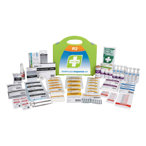 First Aid Kit, R2, Workplace Response Kit, Plastic Portable First Aid Kit, R2, Workplace Response Kit, Plastic Portable