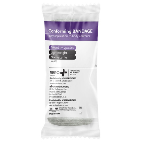 AEROFORM Conforming Bandage 7.5cm x 4M Wrap/12 AEROFORM Conforming Bandage 7.5cm x 4M Wrap/12