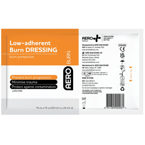 AEROBURN Low-Adherent Burn Dressing 75 x 75cm AEROBURN Low-Adherent Burn Dressing 75 x 75cm