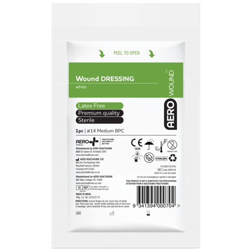 AEROWOUND #14 Wound Dressing 12 x 12cm Wrap/12 AEROWOUND #14 Wound Dressing 12 x 12cm Wrap/12