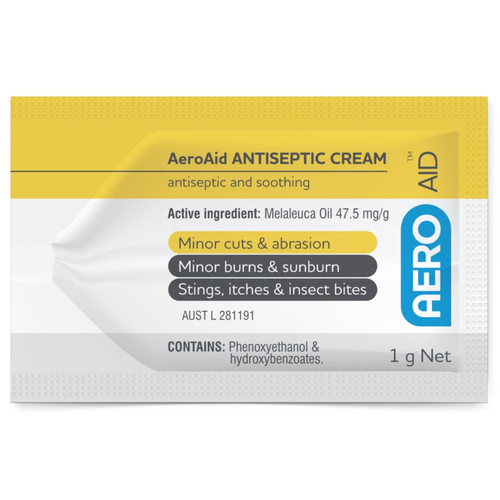 AEROAID Antiseptic Cream Sachet 1g AEROAID Antiseptic Cream Sachet 1g