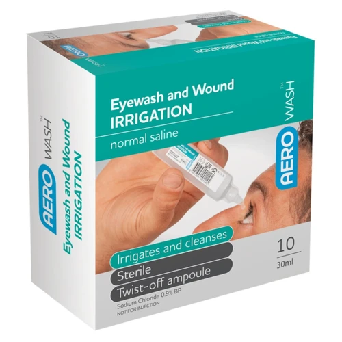 Sodium Chloride Eyewash Ampoule 30ml Box/10 AW3010