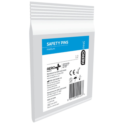 AEROPINS Medium Safety Pins Bag/12 