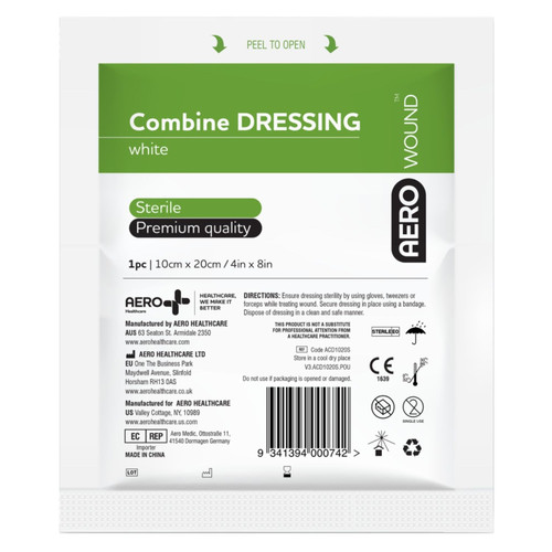 AEROWOUND Combine Dressing 10 x 20cm Bag/50 AEROWOUND Combine Dressing 10 x 20cm Bag/50