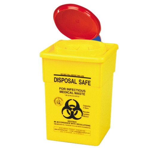AEROHAZARD Sharps Disposal Container 2L AEROHAZARD Sharps Disposal Container 2L