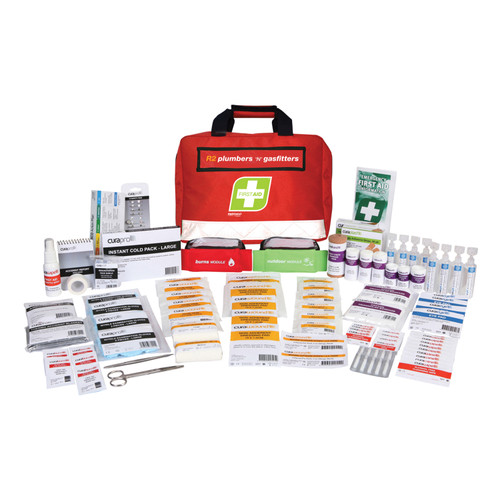 First Aid Kit, R2, Plumbers & Gasfitters Kit, Soft Pack 