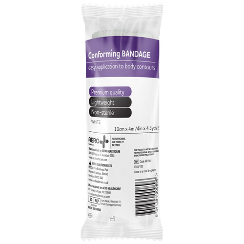 AEROFORM Conforming Bandage 10cm x 4M Wrap/12 AEROFORM Conforming Bandage 10cm x 4M Wrap/12