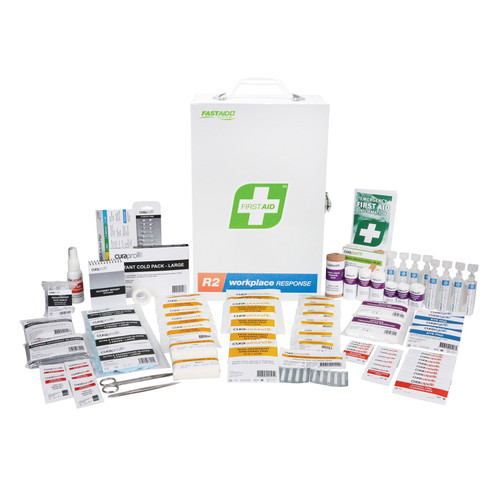 First Aid Kit, R2, Workplace Response Kit, Metal Wall Mount First Aid Kit, R2, Workplace Response Kit, Metal Wall Mount