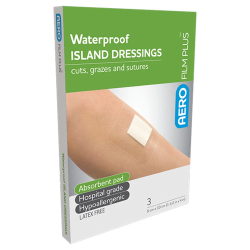 AEROFILM PLUS Waterproof Island Dressing 9 x 10cm Box/3 AEROFILM PLUS Waterproof Island Dressing 9 x 10cm Box/3