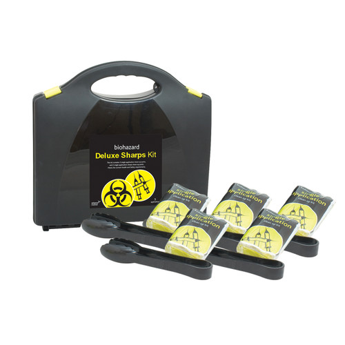 Deluxe Sharps Kit, Plastic Portable Deluxe Sharps Kit, Plastic Portable