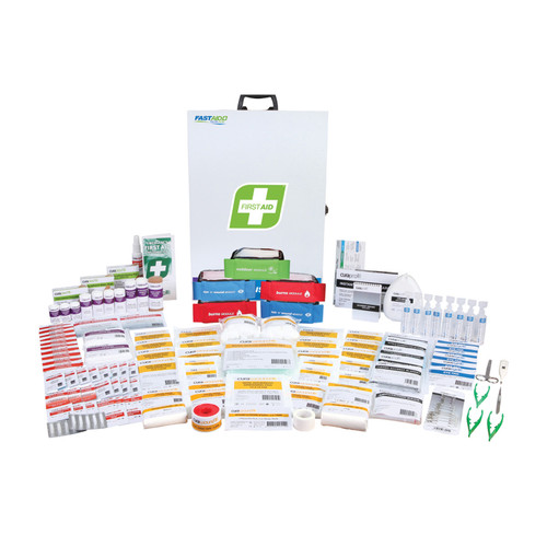 First Aid Kit, R4, Industra Medic Kit Metal Wall Mount First Aid Kit, R4, Industra Medic Kit Metal Wall Mount
