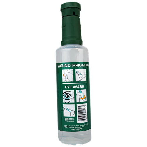 AEROWASH Drop Eyewash Bottle 500mL AEROWASH Drop Eyewash Bottle 500mL