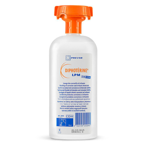 Prevor DIPHOTERINE® Solution LPMD 500ml Eyewash Bottle Prevor DIPHOTERINE® Solution LPMD 500ml Eyewash Bottle