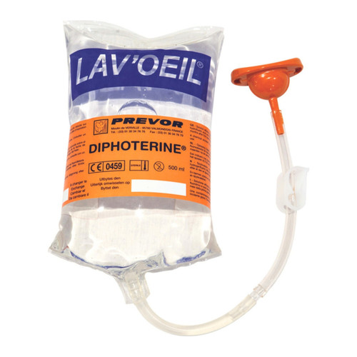Prevor DIPHOTERINE® Solution LPD Portable Bag - with Eyecup Prevor DIPHOTERINE® Solution LPD Portable Bag - with Eyecup