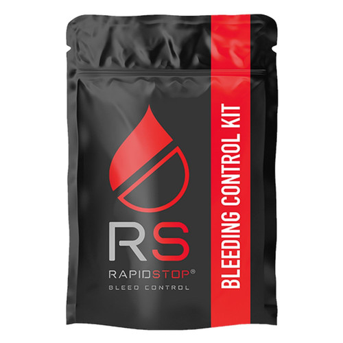 RAPIDSTOP Bleeding Control Kits - Small, Plastic Pouch, None RAPIDSTOP Bleeding Control Kits - Small, Plastic Pouch, None