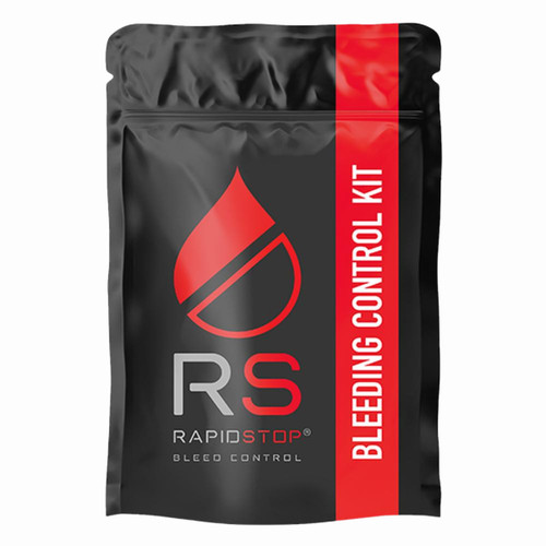 RAPIDSTOP Bleeding Control Kits - Medium, Plastic Pouch, None RAPIDSTOP Bleeding Control Kits - Medium, Plastic Pouch, None